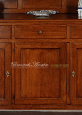 Classic style solid wood kitchen sideboard with 3 door stand